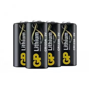 GP Batteries ličio vienkartinė baterija CR123A (Li-MnO2) 3 V, 4 vnt.