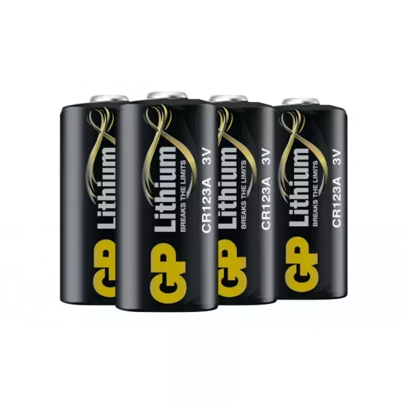 GP Batteries ličio vienkartinė baterija CR123A (Li-MnO2) 3 V, 4 vnt.