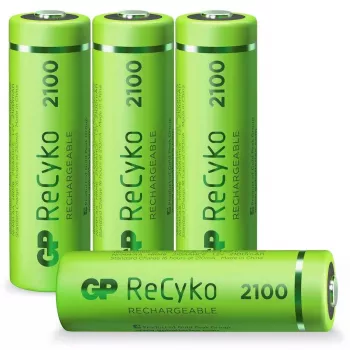Įkraunama baterija GP Batteries ReCyko+ 2100mAh 4 vnt. AA NiMH