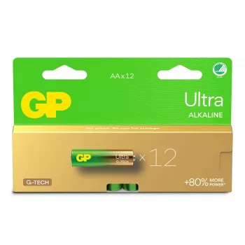 Vienkartinė baterija GP Batteries Ultra Alkaline GP15AU AA LR06 šarminė, 10 metų galiojimo laikas