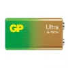 Vienkartinė baterija GP Batteries Ultra Alkaline GP1604AU 9V šarminė