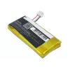 CoreParts MBXWHS-BA100 baterija belaidžiam ausiniam rinkiniui 0,6 Wh 3,7 V 180 mAh juoda/auksinė