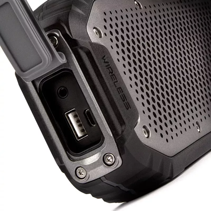 Nešiojamas stereo garsiakalbis Veho MX-1 juodas/sidabrinis
