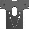 Multimedijos stovas Compulocks VESA Fixed 45° Core Counter Stand juodas aliuminis