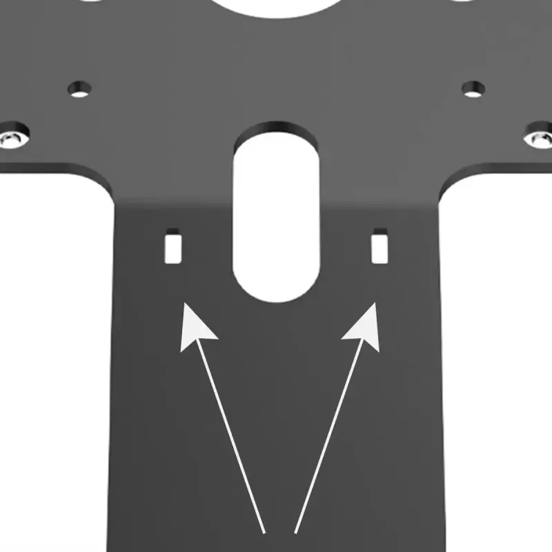 Multimedijos stovas Compulocks VESA Fixed 45° Core Counter Stand juodas aliuminis