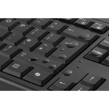 Belaidis klaviatūros rinkinys Kensington K75560PN pilno dydžio QWERTY juoda