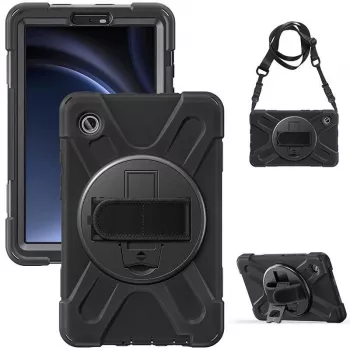 eSTUFF AUSTIN Defender Dėklas Samsung Galaxy Tab A9 - Juodas