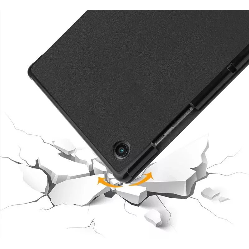 eSTUFF HOUSTON Folio dėklas Samsung Galaxy Tab A8 10.5 Juodas 2 stovo režimai