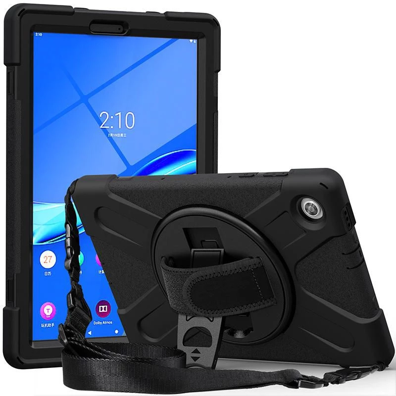 eSTUFF AUSTIN Defender dėklas Lenovo TAB M10 HD 2nd Gen (TB-X306X) - Juodas