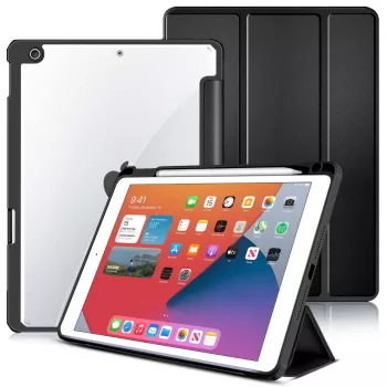 eSTUFF ES68200001-BULK dėklas planšetiniam kompiuteriui 25,9 cm (10,2 colio) Folio Juoda, Peršviečiama