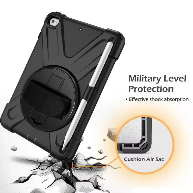 eSTUFF AUSTIN Defender Case iPad Mini 5/4 juoda