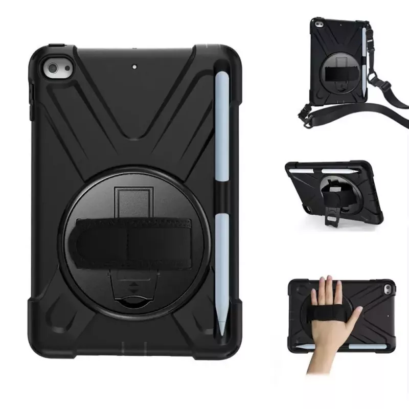 eSTUFF AUSTIN Defender Case iPad Mini 5/4 juoda