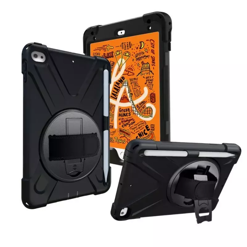 eSTUFF AUSTIN Defender Case iPad Mini 5/4 juoda
