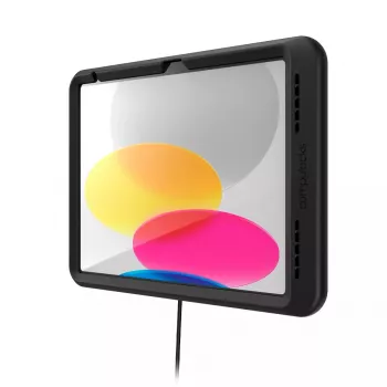 Compulocks iPad 10,9 colio 10-osios kartos PowerMove Black laikiklis su siena tvirtinamu kronšteinu, maksimalus ekrano dydis 27,7 cm