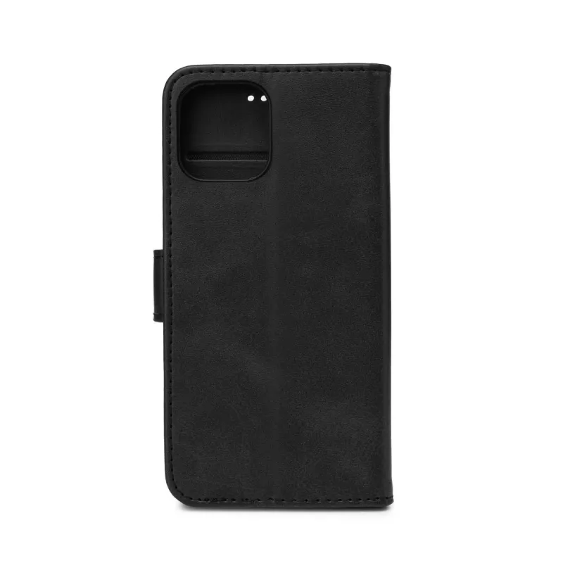 eSTUFF ES67110002-BULK dėklas su pinigine iPhone 12 juodas