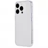 eSTUFF Infinite Vienna ES67100027-BULK galinė apsauga mobiliajam telefonui Apple iPhone 15 Pro, suderinama su MagSafe, TPU, skaidri