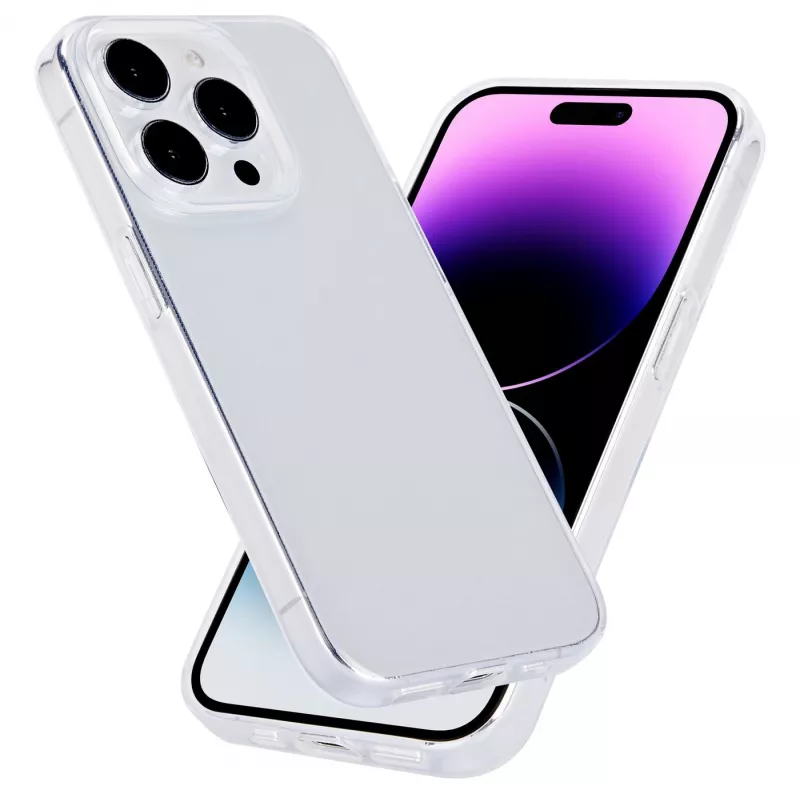 eSTUFF Infinite Vienna ES67100027-BULK galinė apsauga mobiliajam telefonui Apple iPhone 15 Pro, suderinama su MagSafe, TPU, skaidri