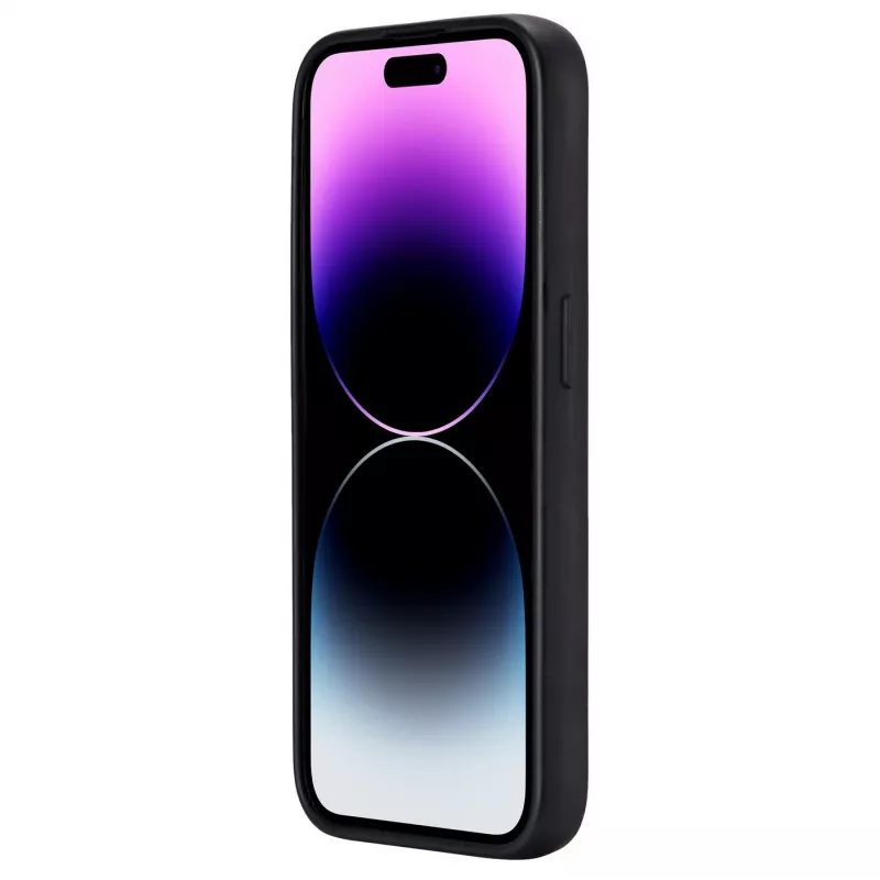 eSTUFF Infinite Vienna ES67101025-BULK galinis dangtelis mobiliajam telefonui Apple iPhone 15, suderinamas su MagSafe, TPU, juodas