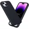 eSTUFF Infinite Vienna ES67101025-BULK galinis dangtelis mobiliajam telefonui Apple iPhone 15, suderinamas su MagSafe, TPU, juodas