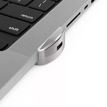 Compulocks Ledge Lock Adapter, MacBook Pro 16 inch M1 M2 M3, sidabrinis