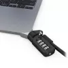 Compulocks Ledge MacBook Air 13 inch M2/M3 apsauginis adapteris su kombinaciniu užraktu, sidabrinis