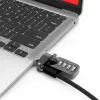 Compulocks Ledge MacBook Air 13 inch M2/M3 apsauginis adapteris su kombinaciniu užraktu, sidabrinis