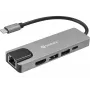 Sandberg USB-C 5in1 Travel Dock Saver, laidinis, USB 3.2 Gen 1, 100W