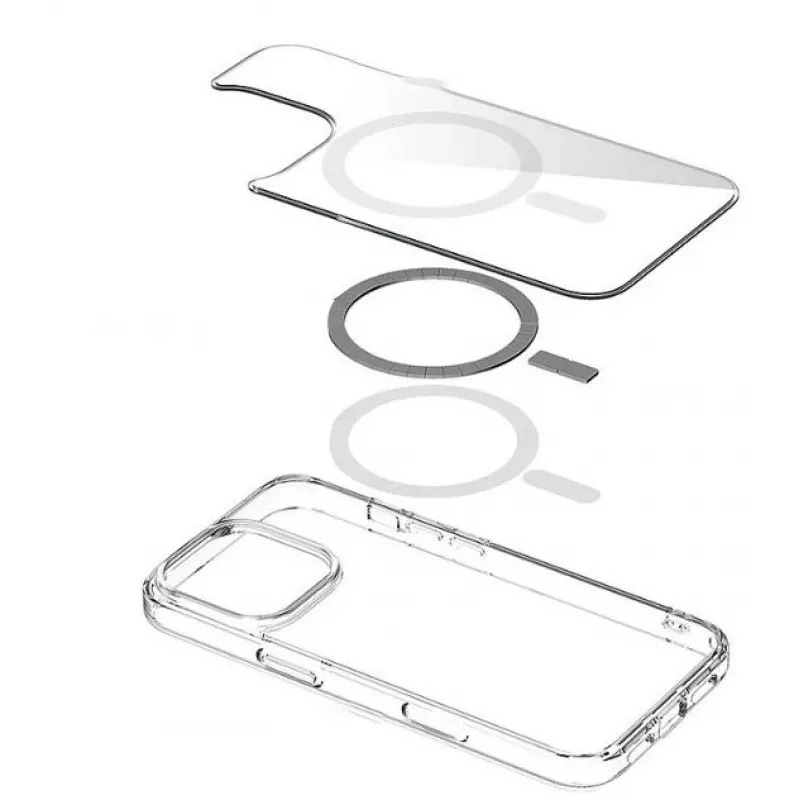 eSTUFF ES67141051 dėklas mobiliesiems telefonams 17 cm (6,7 colio) permatomas