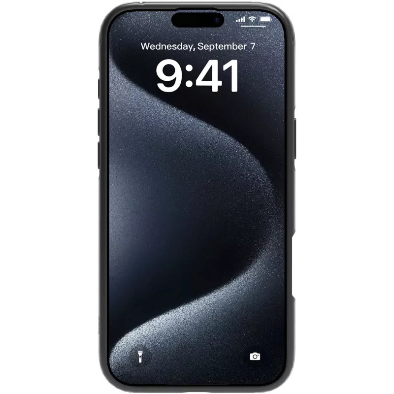 eSTUFF ES67141100 INFINITE HELSINKI magnetinis dėklas su stovu, skirtas iPhone 16, juodas