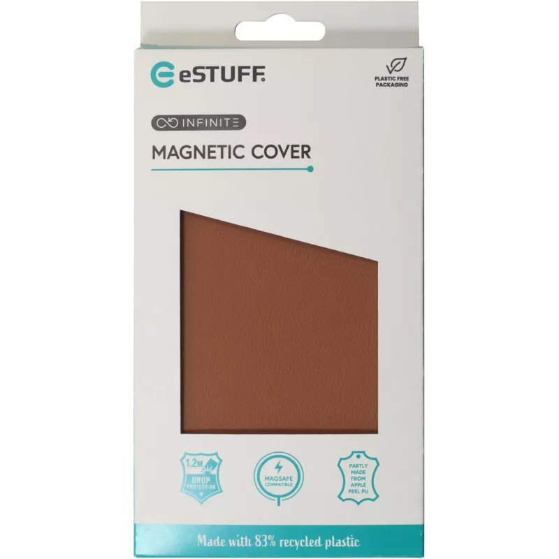 eSTUFF ES67160024 apsauginis dėklas mobiliesiems telefonams 15,5 cm (6,1 colio) Ruda