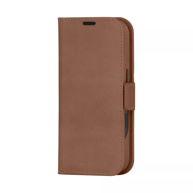 dbramante1928 Lynge MagSafe dėklas iPhone 16 - Dark Tan, Folio, Apple, iPhone 16, 15.5 cm (6.1 inch), Tan