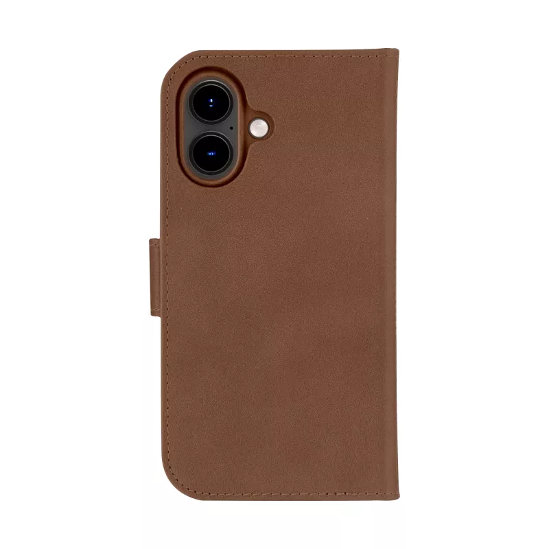 dbramante1928 Lynge MagSafe dėklas iPhone 16 - Dark Tan, Folio, Apple, iPhone 16, 15.5 cm (6.1 inch), Tan