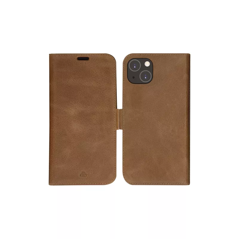 Dėklas Folio dbramante1928 Lynge iPhone 14 Plus Tan 3 kortelių kišenės
