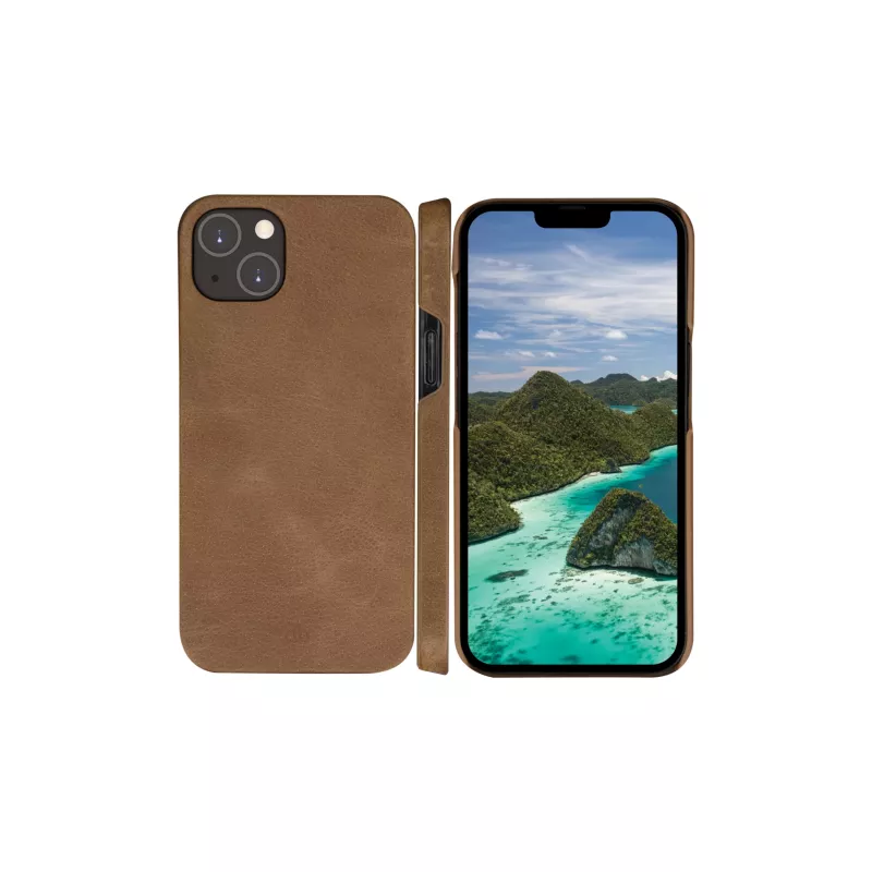 Dėklas Folio dbramante1928 Lynge iPhone 14 Plus Tan 3 kortelių kišenės