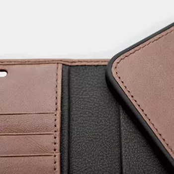 Dėklas su pinigine Trunk TR-WA1267-BRW, odinis, iPhone 12 Pro, 17 cm, ruda