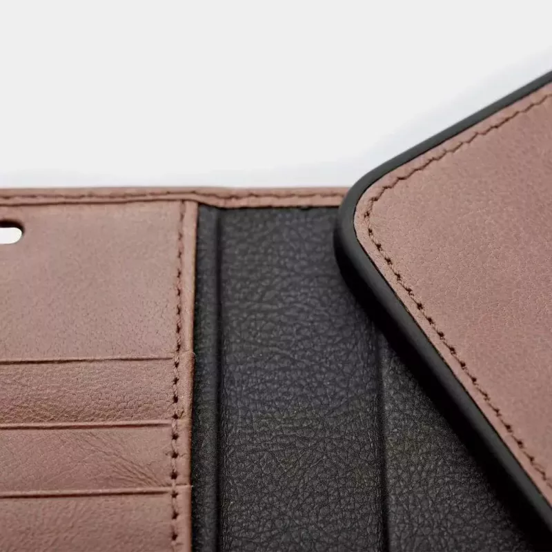 Dėklas su pinigine Trunk TR-WA1267-BRW, odinis, iPhone 12 Pro, 17 cm, ruda
