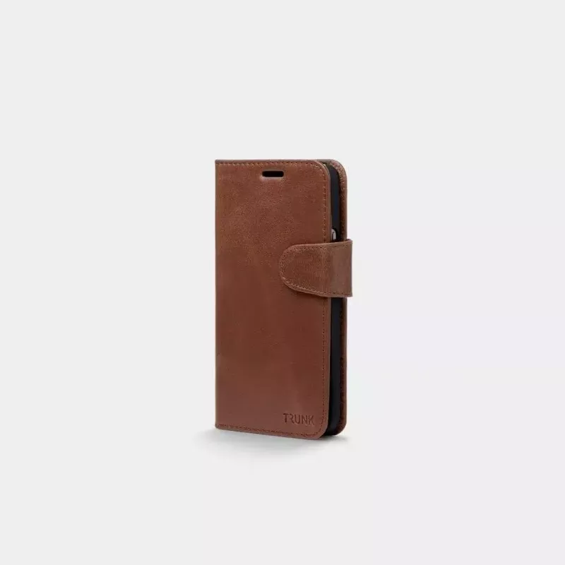 Dėklas su pinigine Trunk TR-WA1267-BRW, odinis, iPhone 12 Pro, 17 cm, ruda