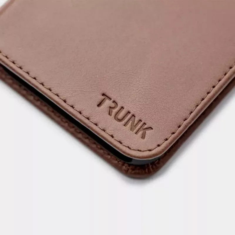 Dėklas su pinigine Trunk TR-WA1267-BRW, odinis, iPhone 12 Pro, 17 cm, ruda