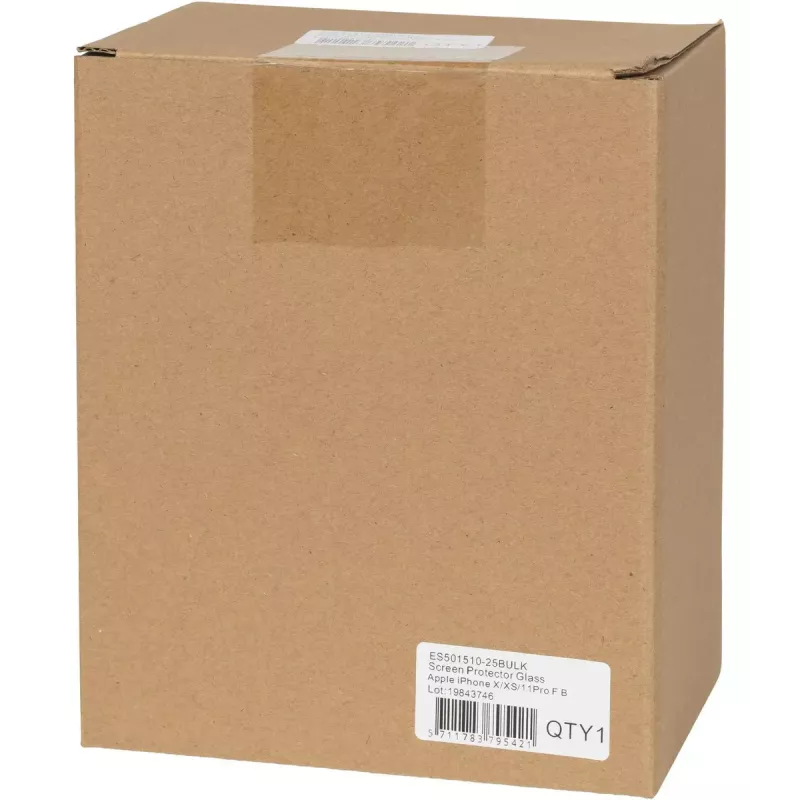 eSTUFF TITAN SHIELD® apsauginis stiklas Apple iPhone 12/12 Pro skaidrus, 25 vnt. BULK pakuotė