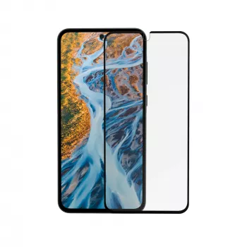 dbramante1928 eco-shield Galaxy A05s Black Edge apsauginis rinkinys su antibakterine danga