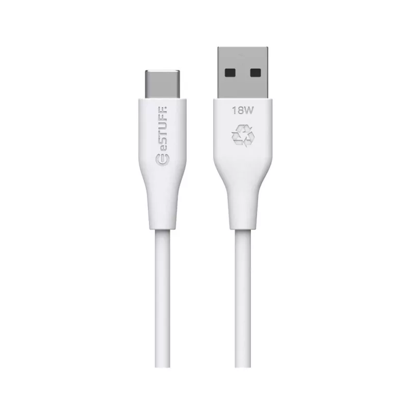 USB laidas eSTUFF ES605170 1 m USB C į USB A USB 2.0 Baltas