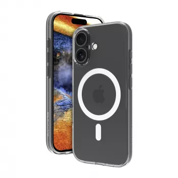 Mobilaus telefono dėklas dbramante1928 Greenland Pro MS Cover, skirtas Apple iPhone 17 – permatomas plastikas