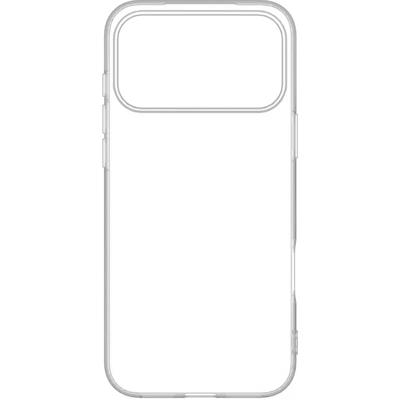Mobilaus telefono dėklas eSTUFF ES67100058-BULK, skirtas iPhone 17 Pro Max, permatomas, tinka 17,5 cm (6,9 col.) ekranui