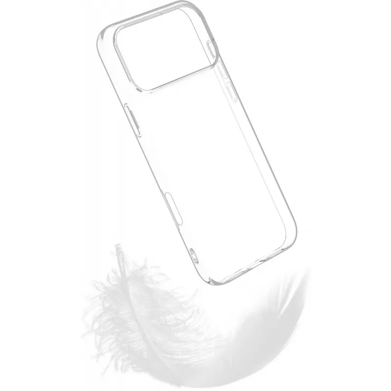 Mobilaus telefono dėklas eSTUFF ES67100058-BULK, skirtas iPhone 17 Pro Max, permatomas, tinka 17,5 cm (6,9 col.) ekranui