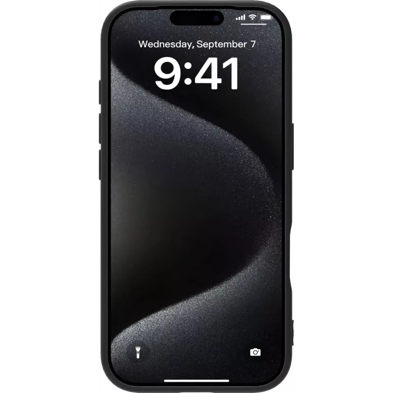 Mobiliojo telefono dėklas eSTUFF INFINITE VIENNA, Apple iPhone 17 Pro, 16 cm (6,3 colių) ekranui, juodas