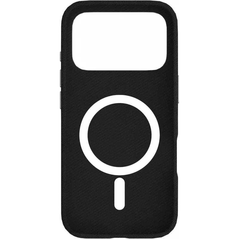 eSTUFF INFINITE GRS VENICE ES67160029 magnetinis odinis dėklas, skirtas iPhone 17 Pro, juodas