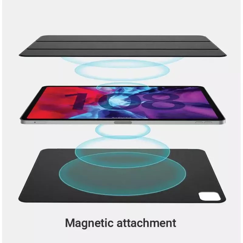 eSTUFF COLORADO Magnet Dėklas iPad 12.9 Pro 2022/2021/2020 - Juodas