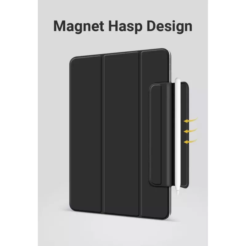 eSTUFF COLORADO Magnet Dėklas iPad 12.9 Pro 2022/2021/2020 - Juodas