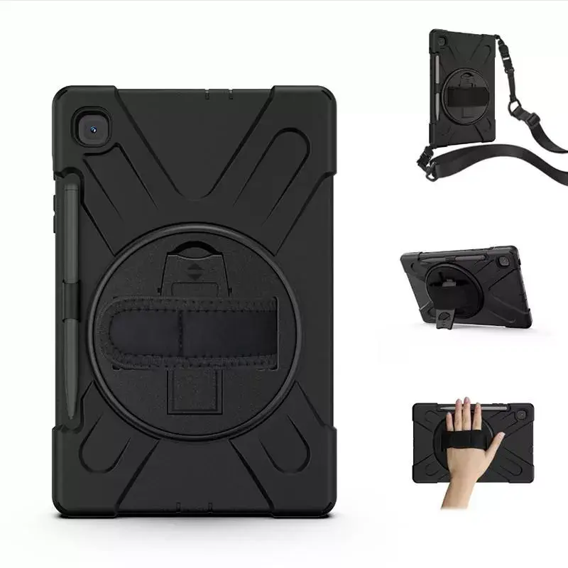 eSTUFF AUSTIN Defender Dėklas Samsung Galaxy Tab S6 Lite 2022/2020 Juodas