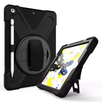 eSTUFF CHICAGO Full Body Defender Case iPad 10.2 juodas